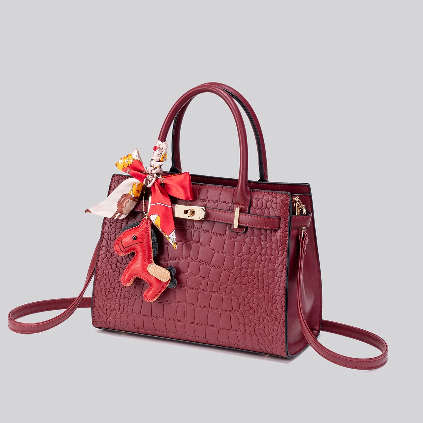 Large Capacity PU Crossbody Bag