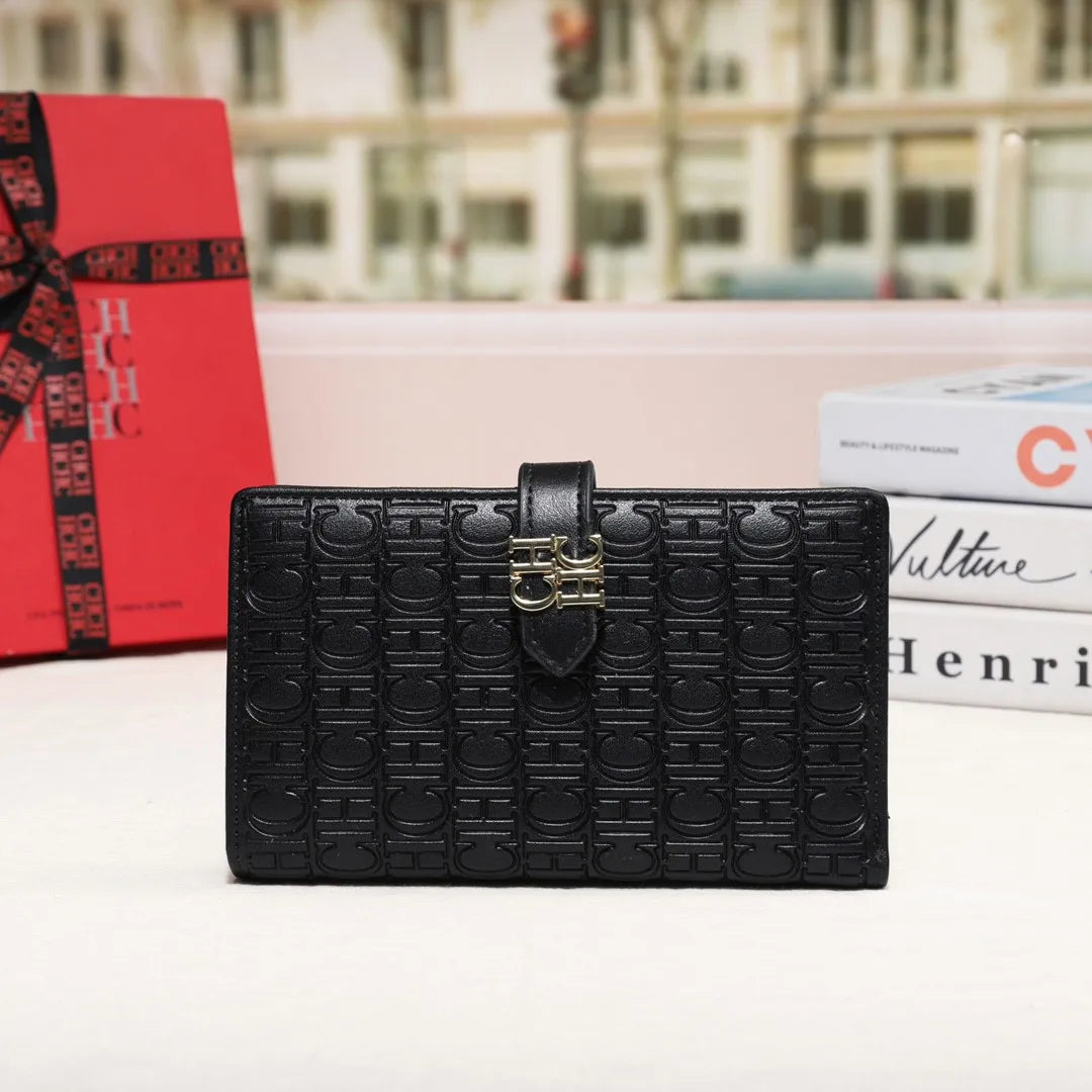 Luxury Embossed Long Wallet