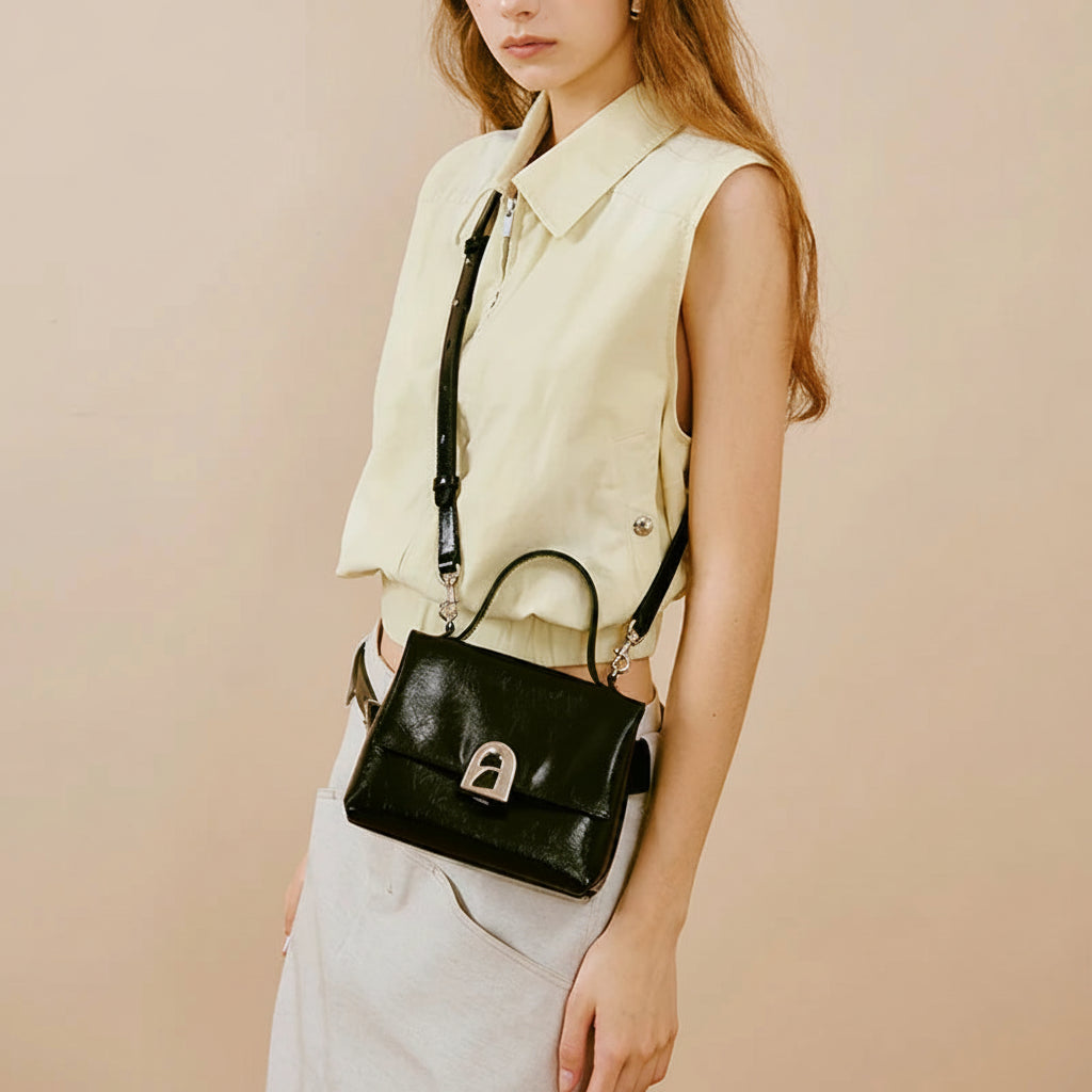 LA FESTIN Mini Leather Shoulder Bag