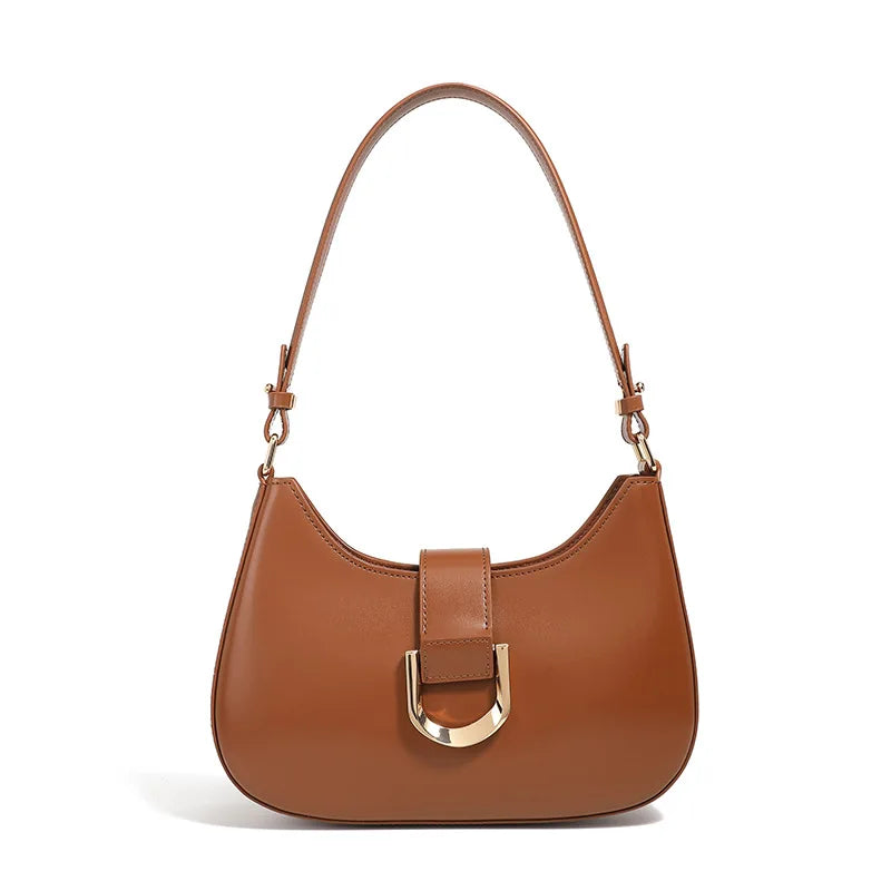 Zency Leather Top-Handle Shoulder Bag
