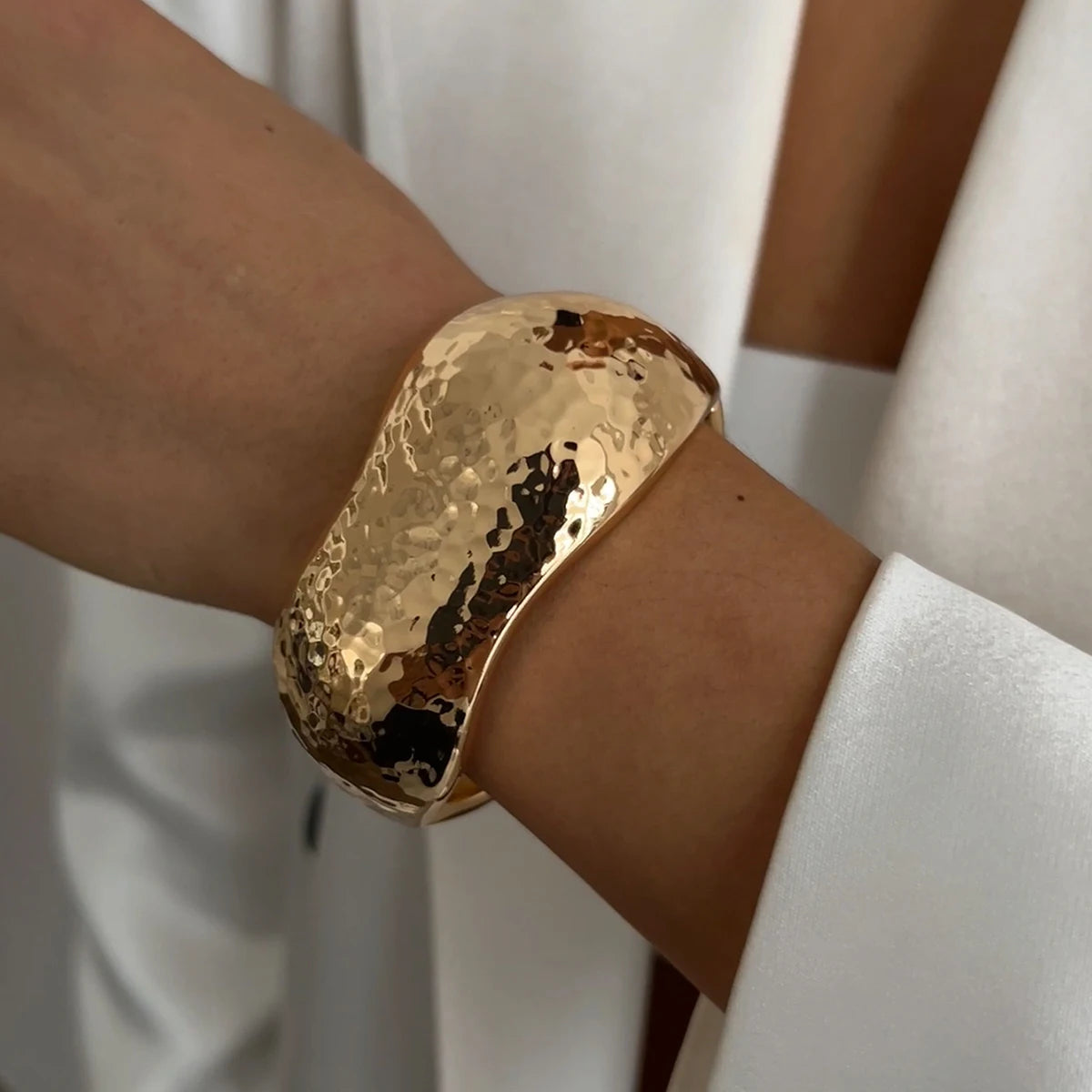 Gold Chain Cuff