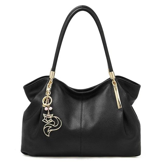 FOXER Women’s Large Leather Tote Bag 2026