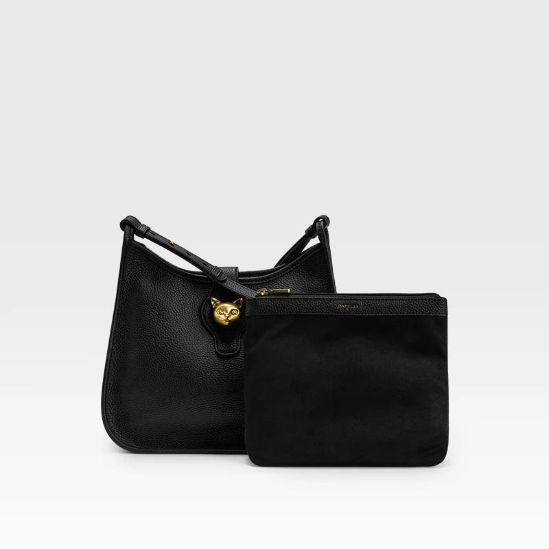 Genuine Leather Bucket Bag