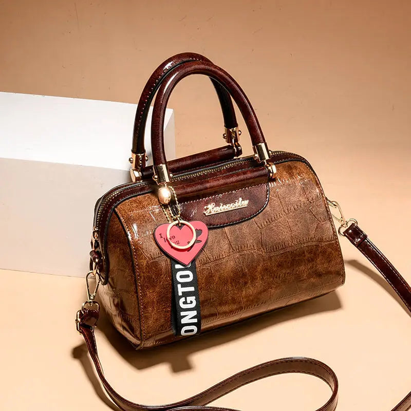 Luxury Crocodile PU Leather Tote Bag