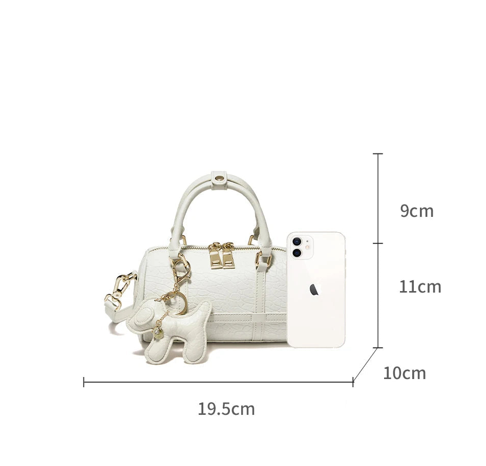 FOXER Women’s Leather Barrel Bag 2026