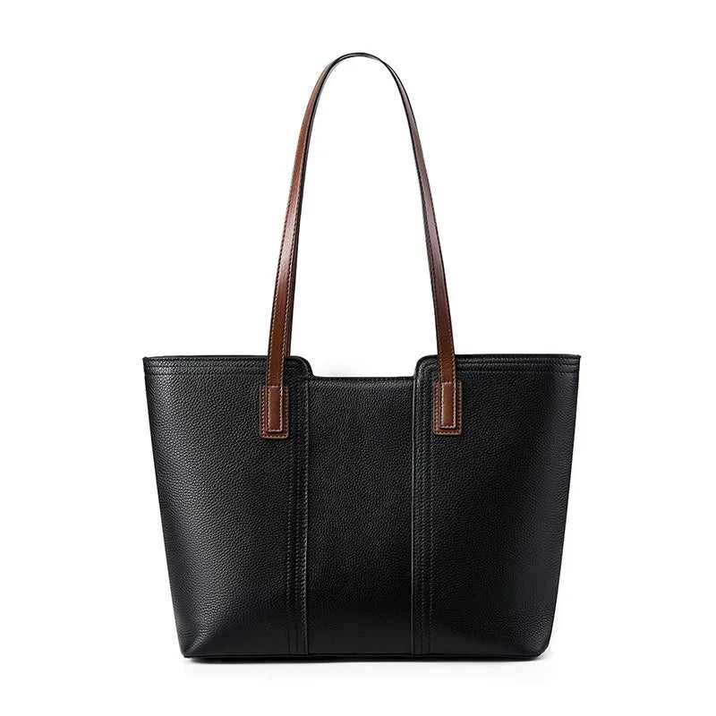 Zency Genuine Leather Large Work Tote Bag