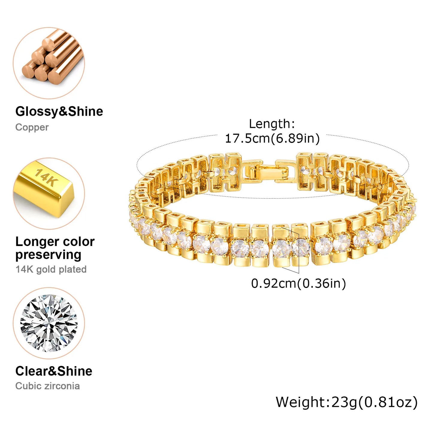 Paperclip Chain Bracelet