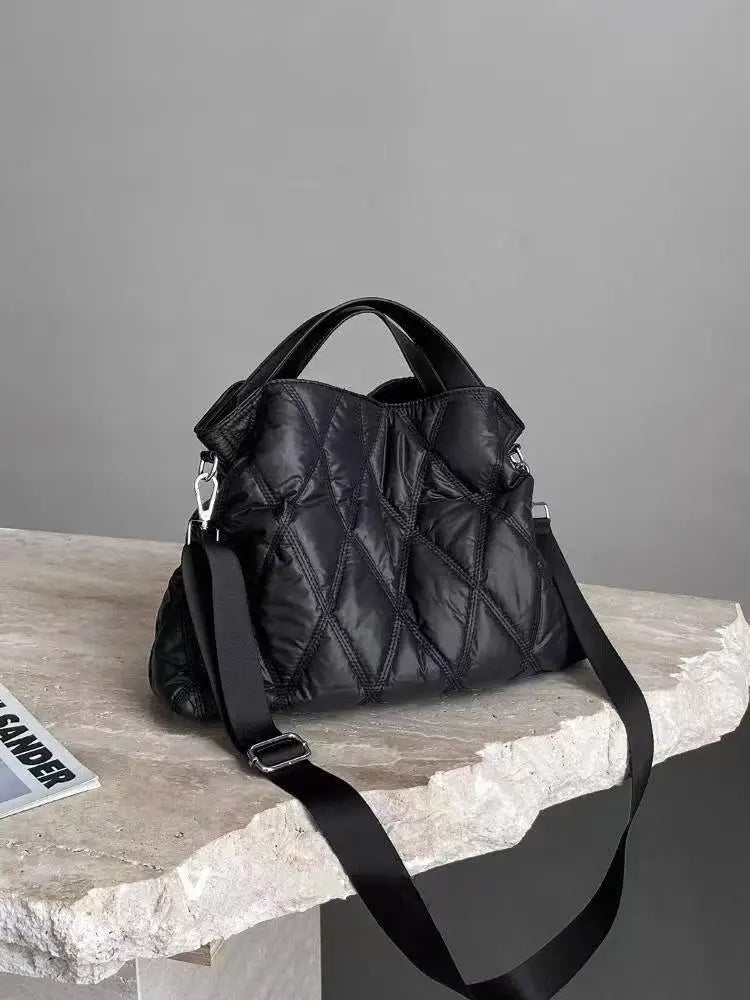Quilted Puffer Shoulder Bag
