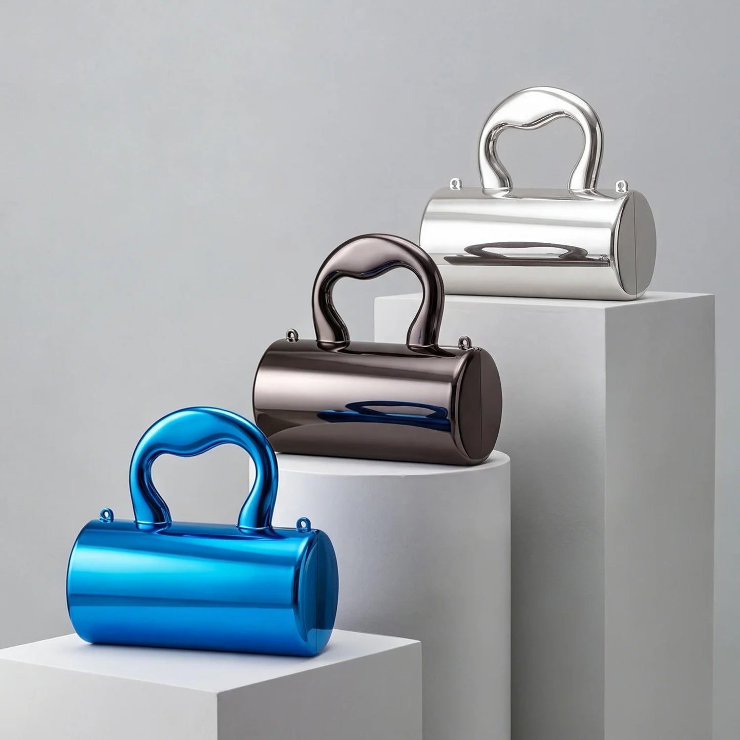 Mini Acrylic Cylinder Clutch Bag