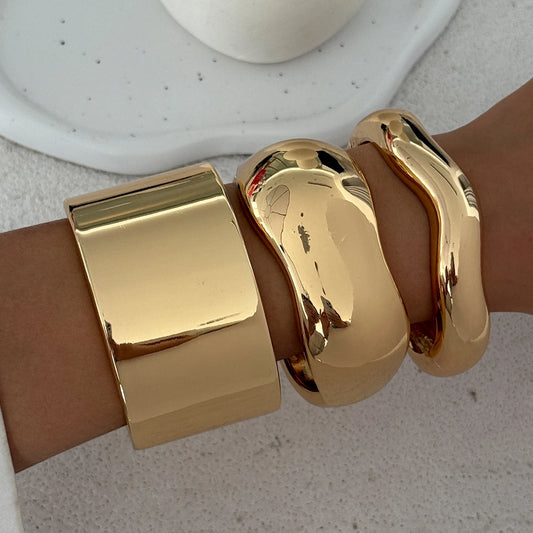 Chunky Gold Cuff