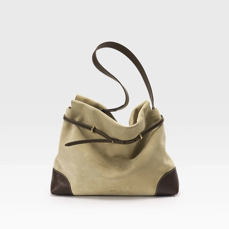 2026 Genuine Suede Hobo Tote Bag