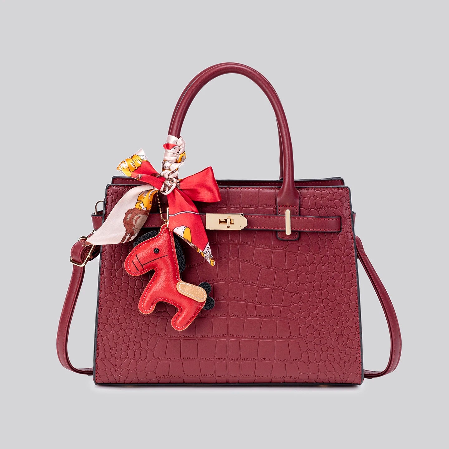 Large Capacity PU Crossbody Bag