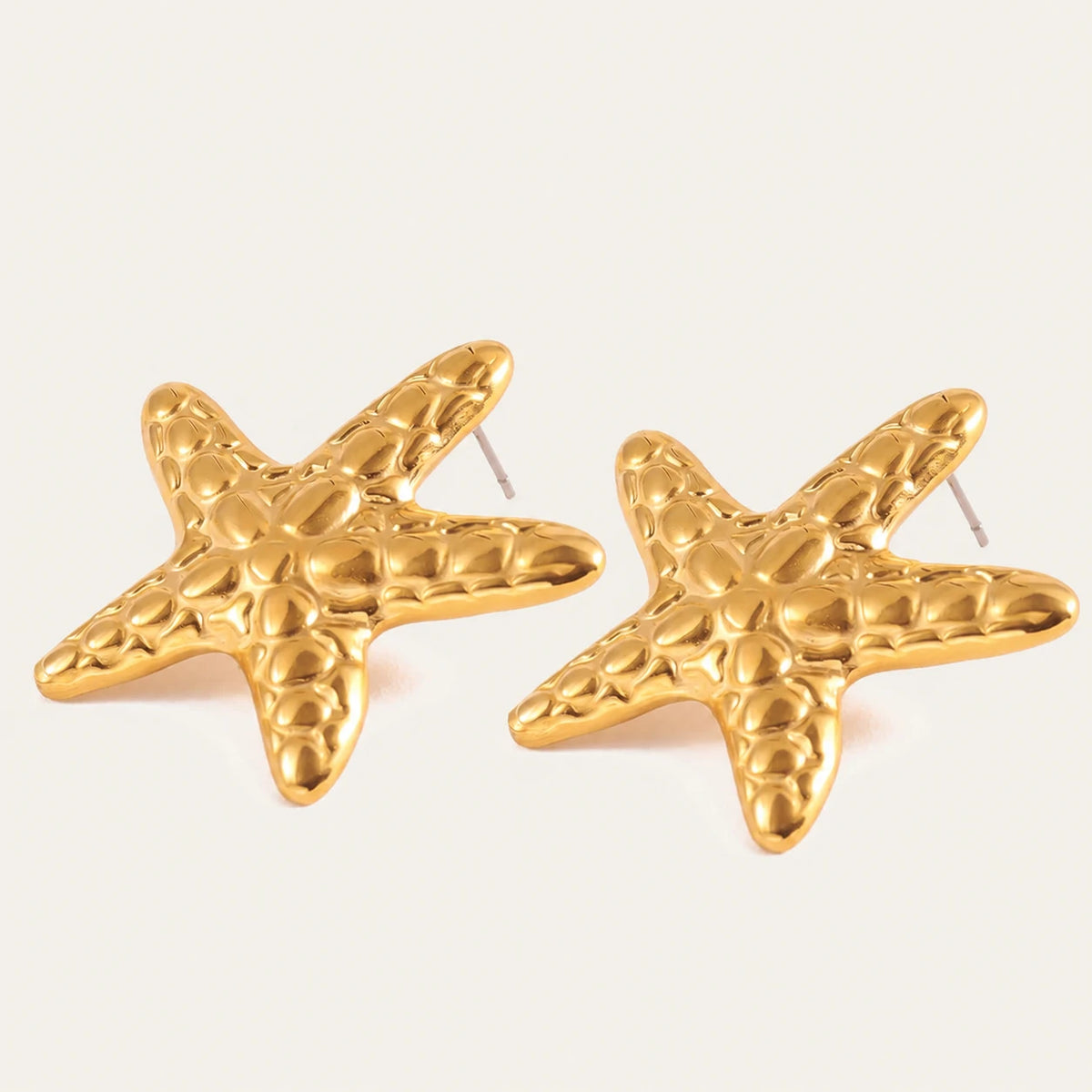 Starfish Statement Drop Earrings