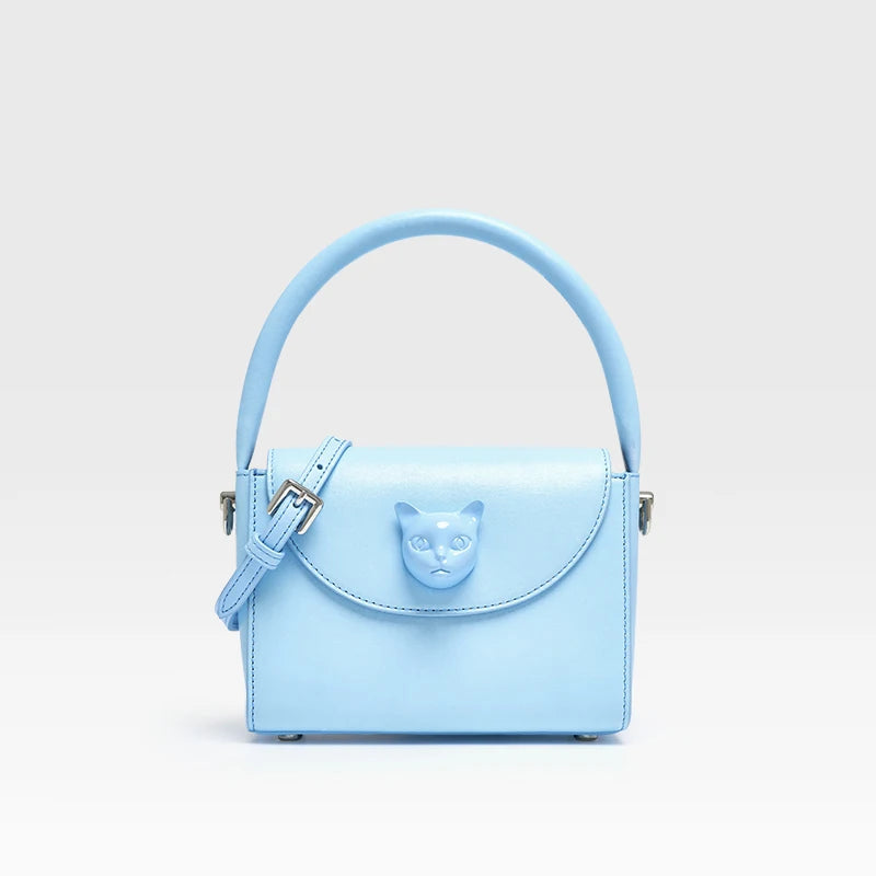 BAFELLI Cat Leather Mini Handbag