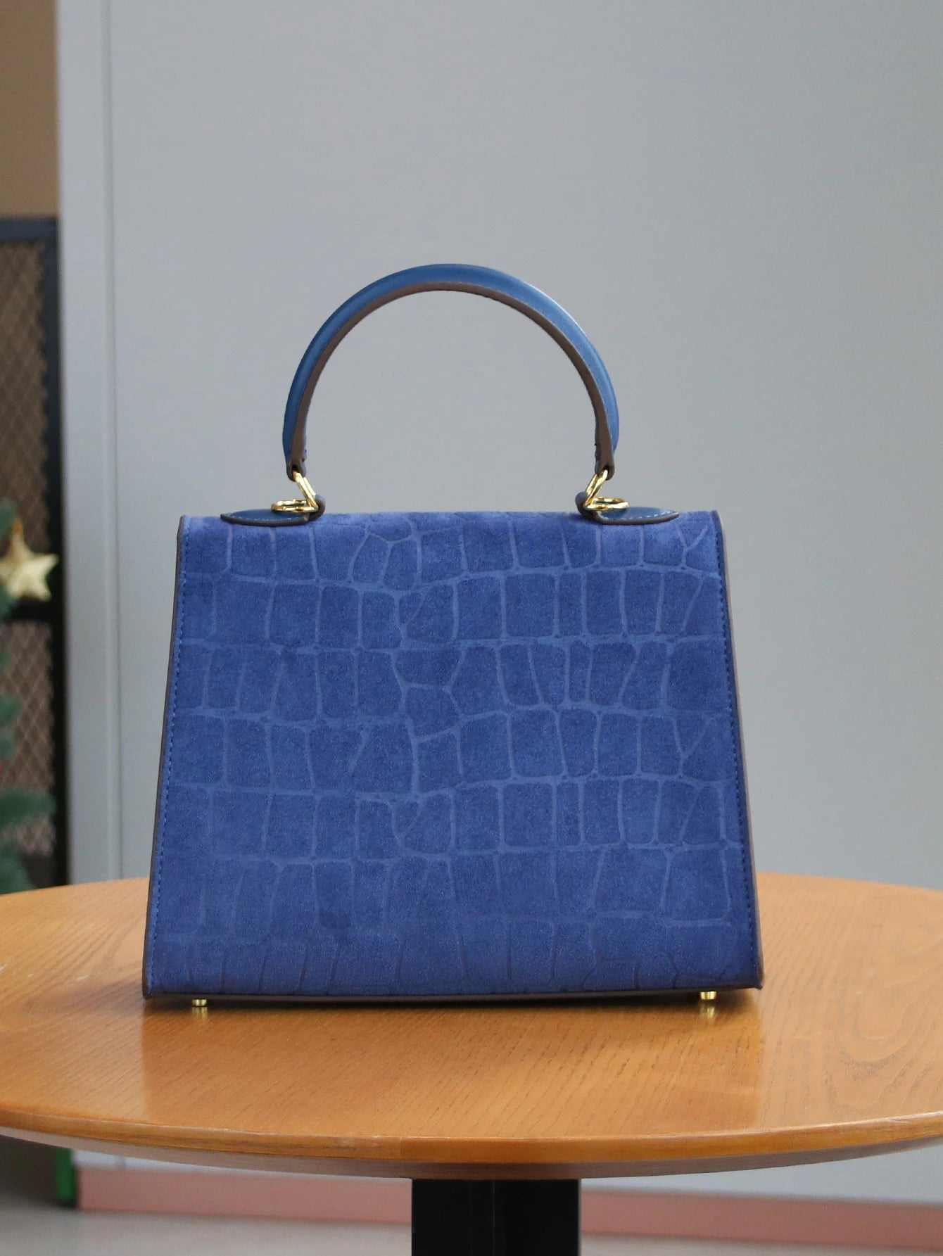 Fall/winter Retro Frosted Crocodile Pattern High-end Bag Temperament