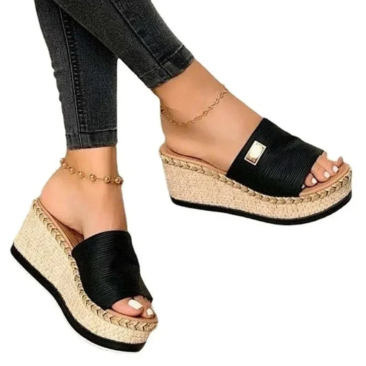 High Heels Sandal Thick Bottom Casual Shoes