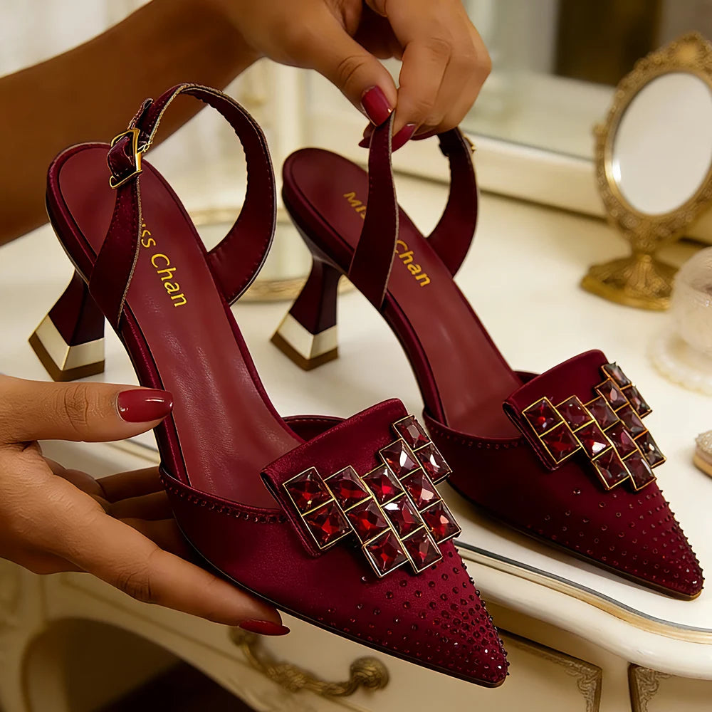 Venus Chan Elegant Women's Pumps - Fashion-Forward High-Quality Shoes for Nigerian Weddings and Special Events