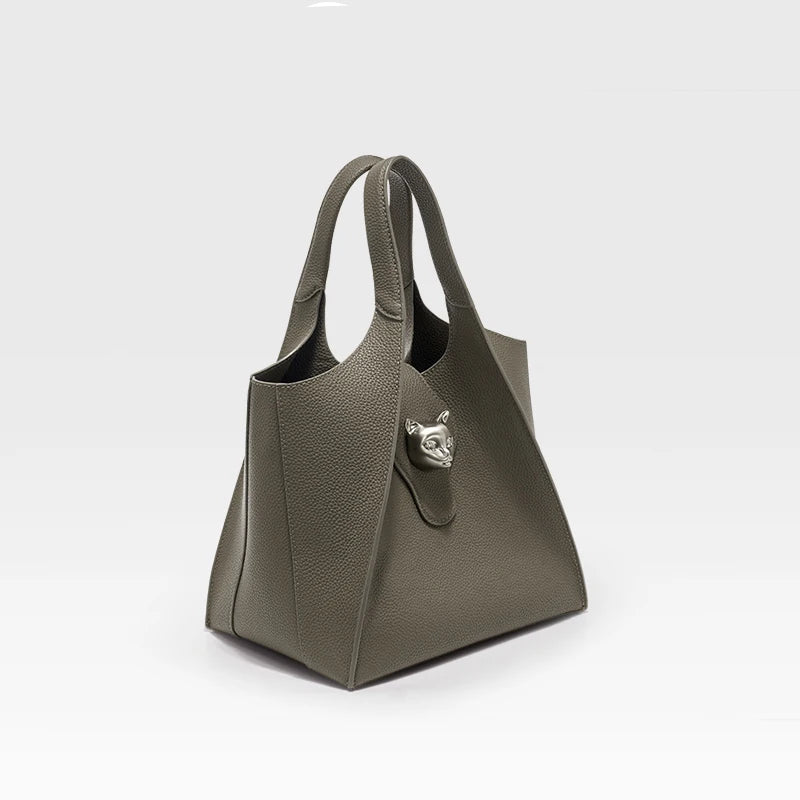 Genuine Leather Travel Tote