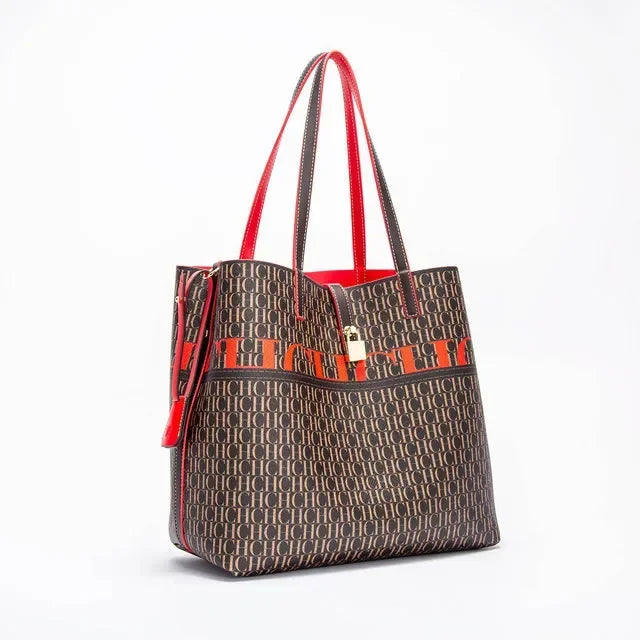 CH Ladies Handbag Large Capacity Shoulder Bag Ladies Handbag Luxury Brand 2026 New Multifunctional Fashion Design Classic Retro