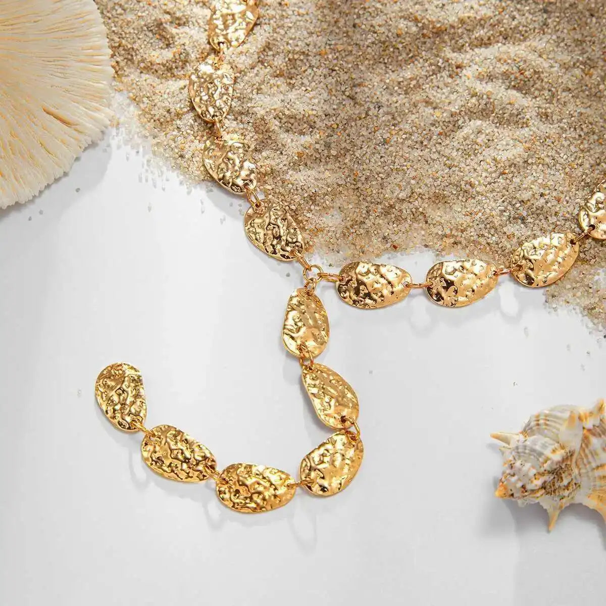 Vintage Baroque Y Pendant Necklace