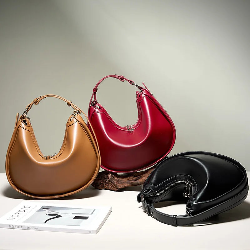 YANATARI Vintage Leather Crossbody Bag