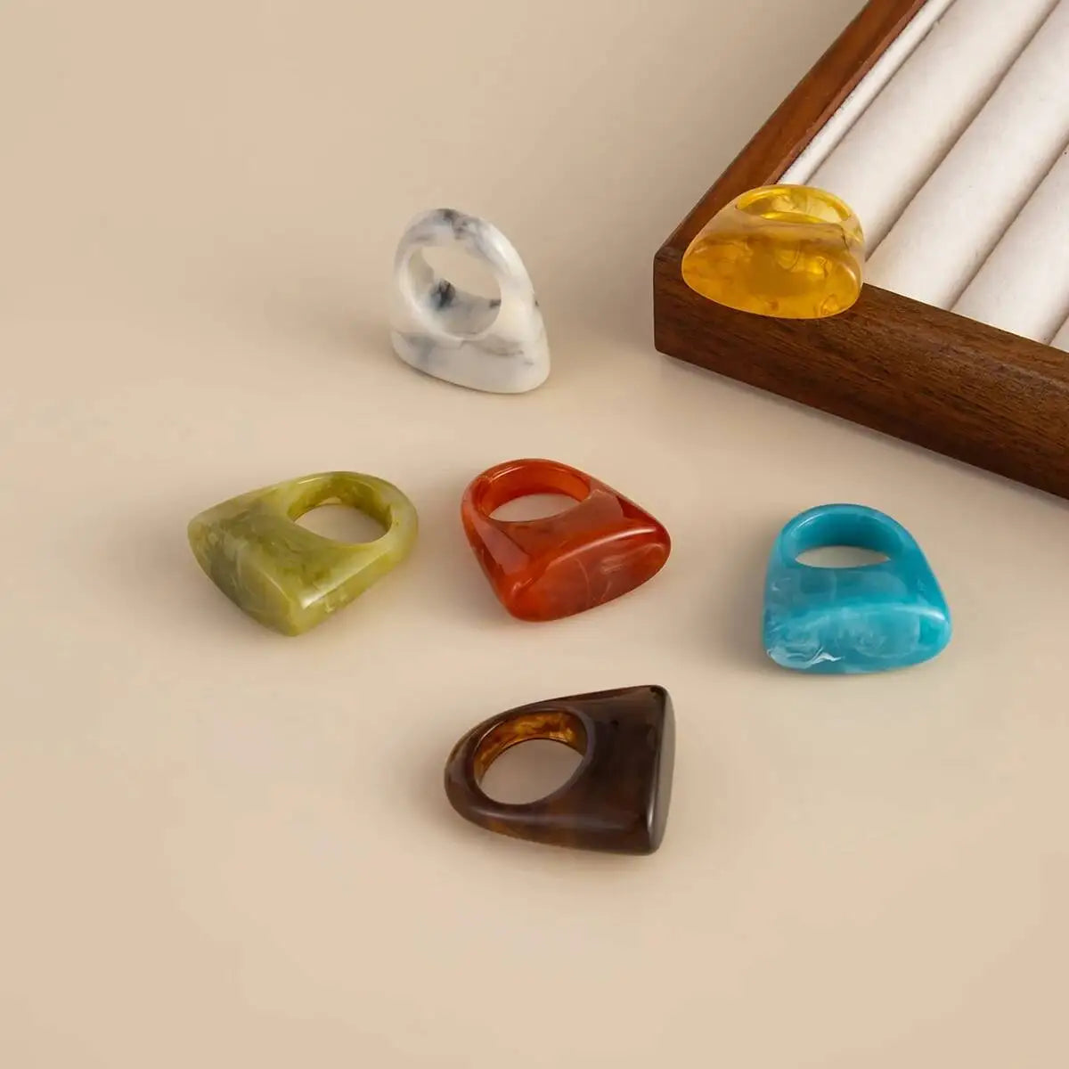 Boho Acrylic Ring