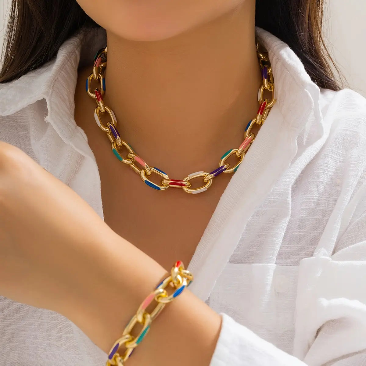 Bohemian Cross Jewelry Set