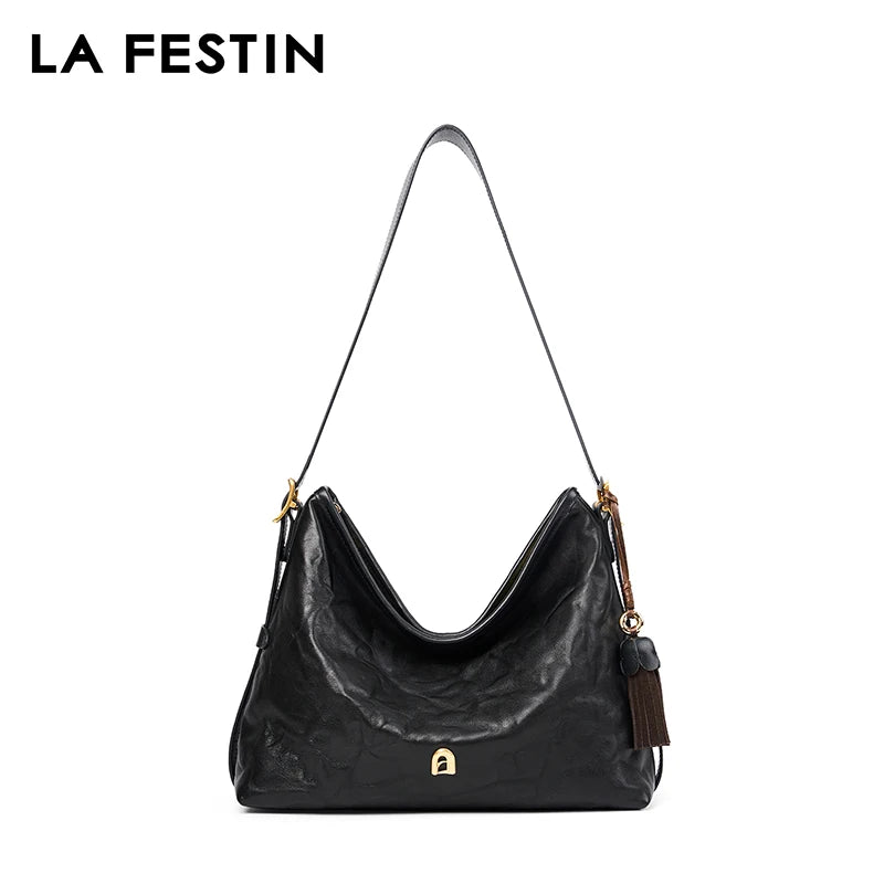 LA FESTIN Large Leather Tote Bag