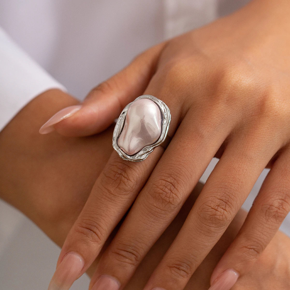 Baroque Pearl Ring