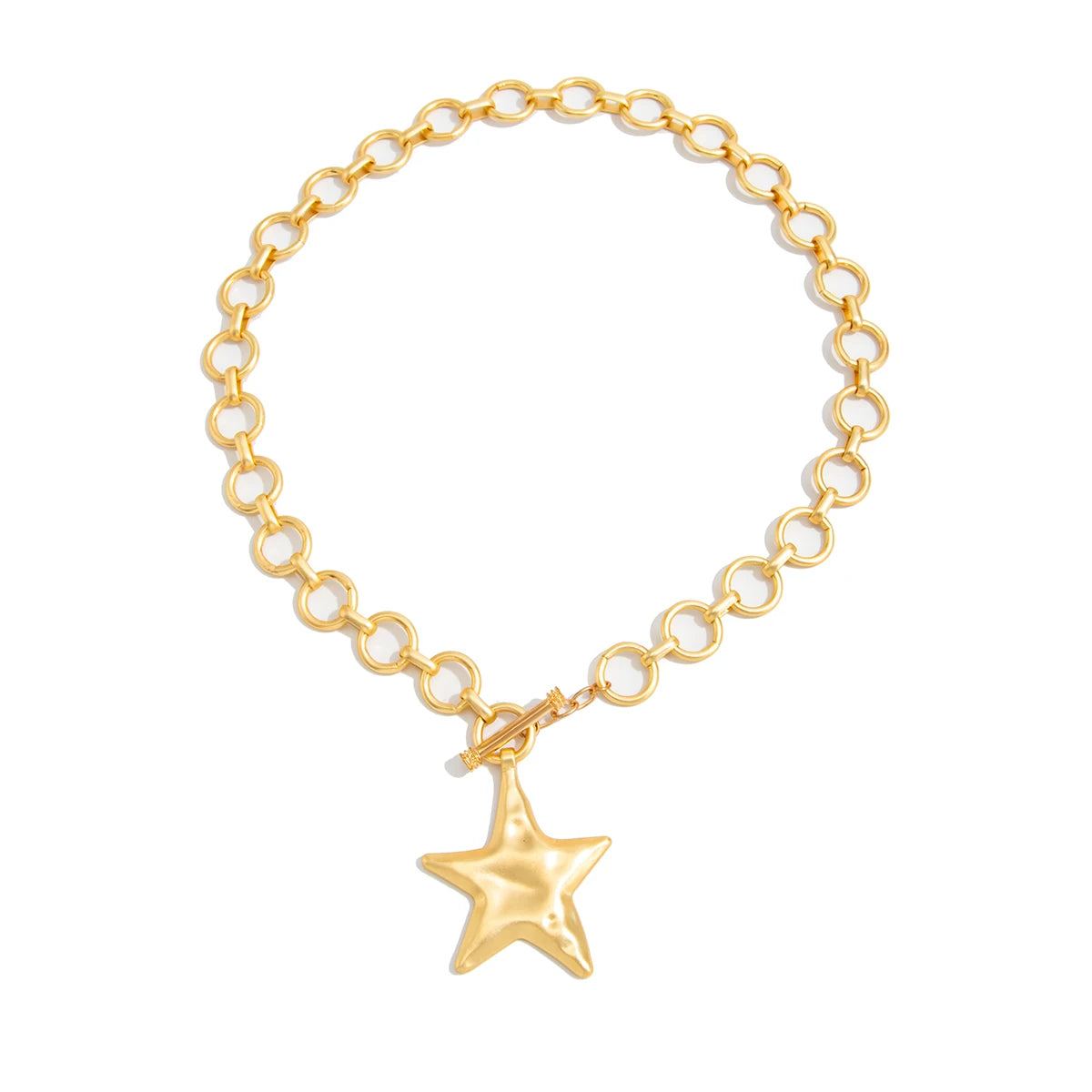 Punk Star Pendant Choker