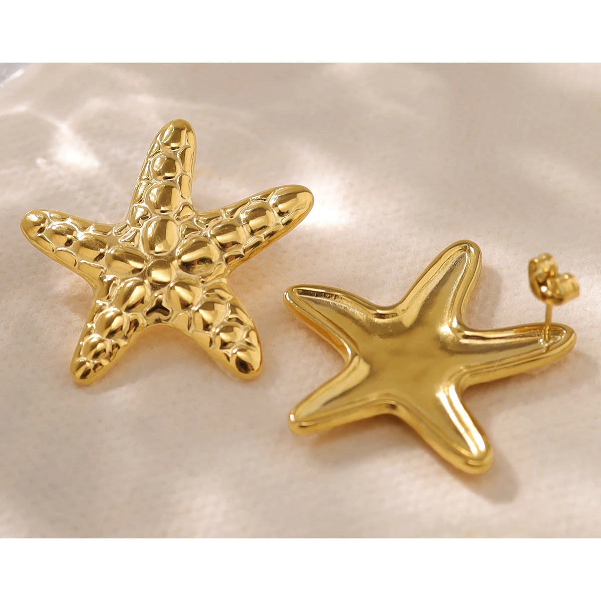 Starfish Statement Drop Earrings