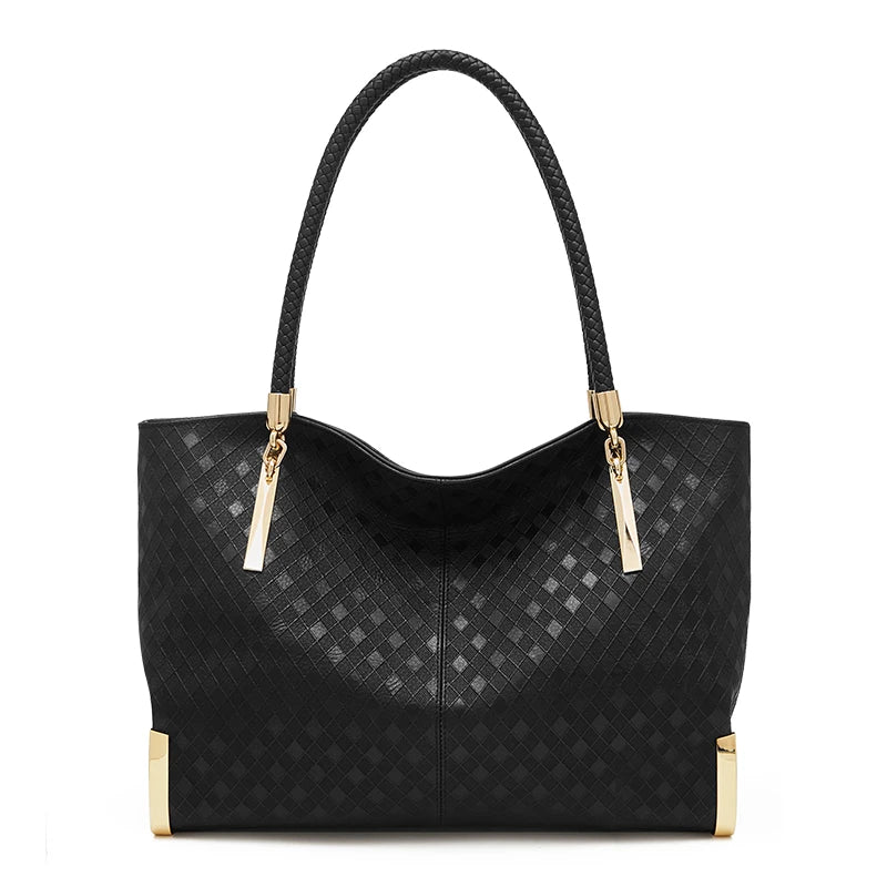FOXER Genuine Leather Tote Handbag