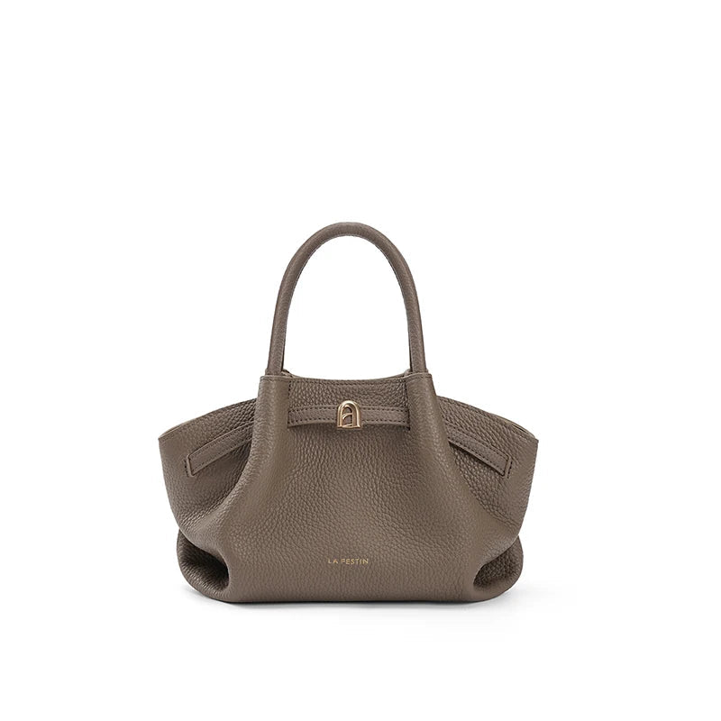 LA FESTIN Small Leather Tote Bag