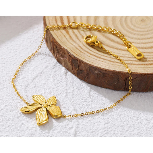 Flower Charm Bracelet