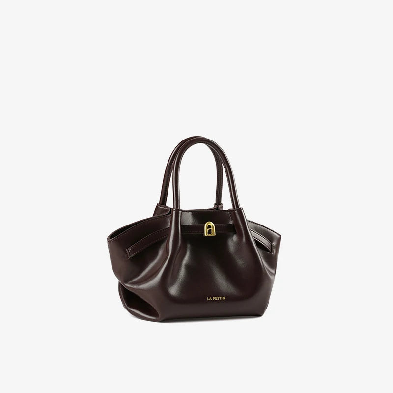 LA FESTIN Leather Bucket Bag