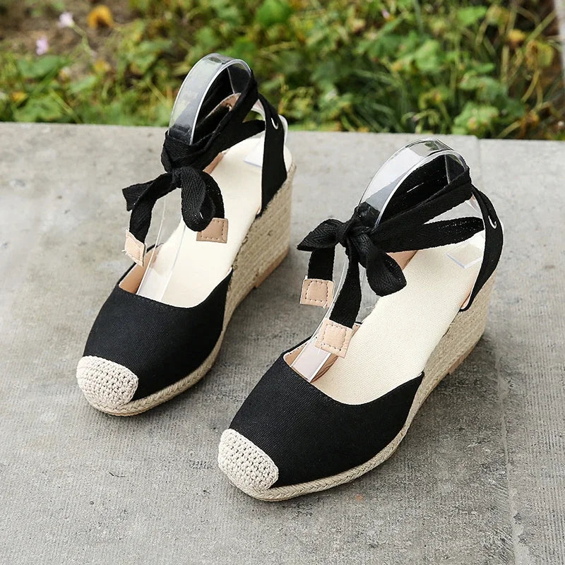 Espadrille Ankle Strap Sandals Comfortable Slippers Casual Shoes Breathable