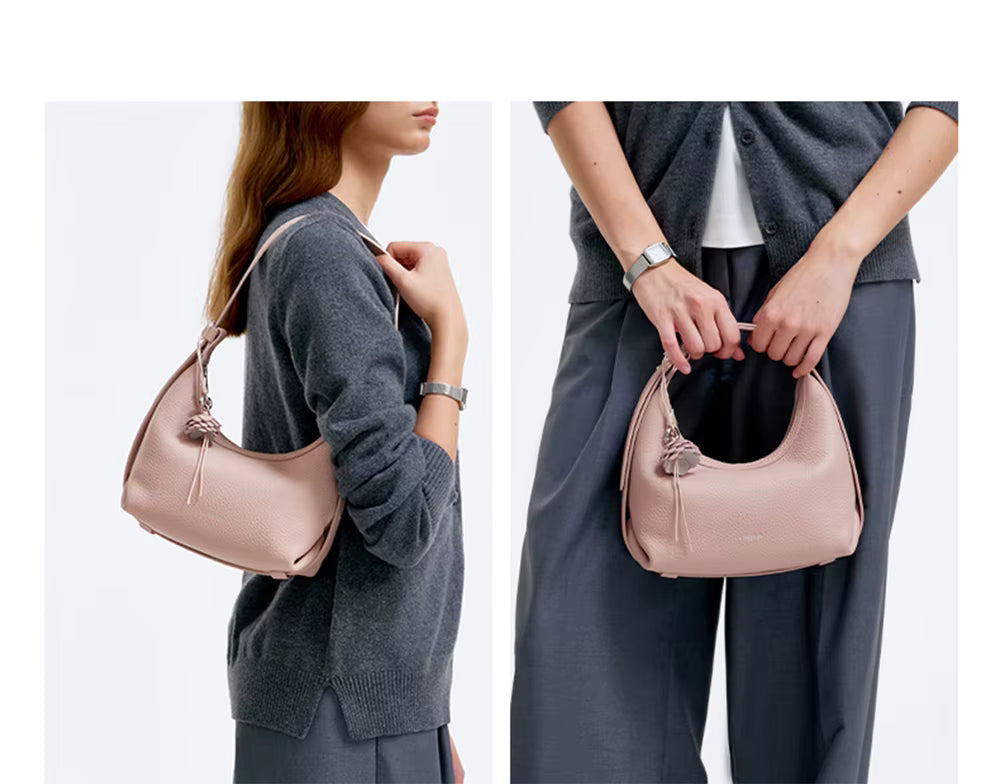 LA FESTIN Half Moon Crossbody Bag
