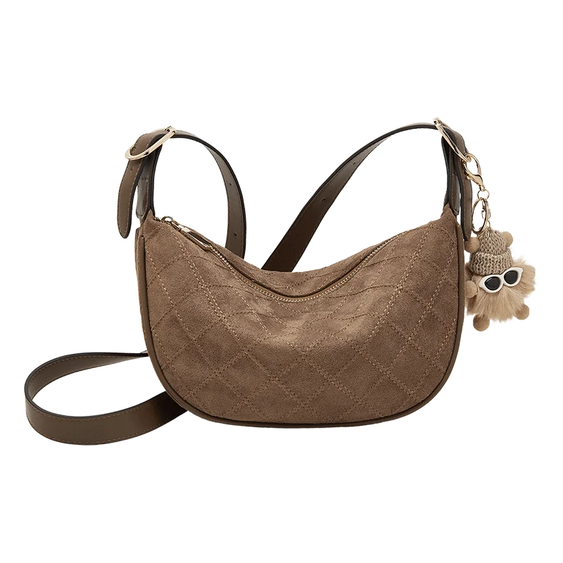 FOXER Women’s Quilted Crescent Bag 2026