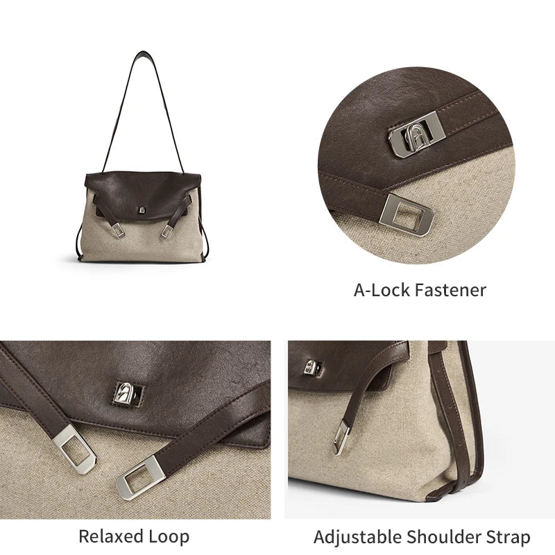 LA FESTIN Large Shoulder Tote Bag