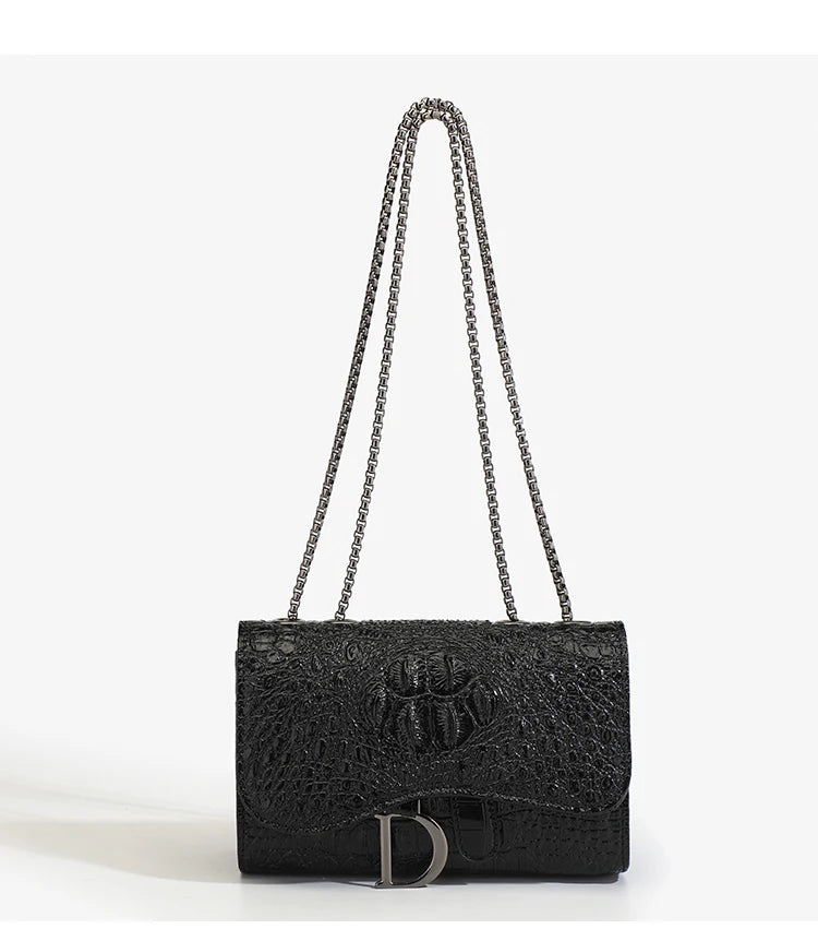 Sequin Chain Crossbody Handbag