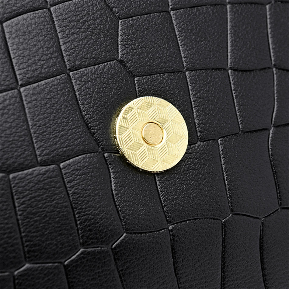 Crocodile Leather Crossbody Handbag