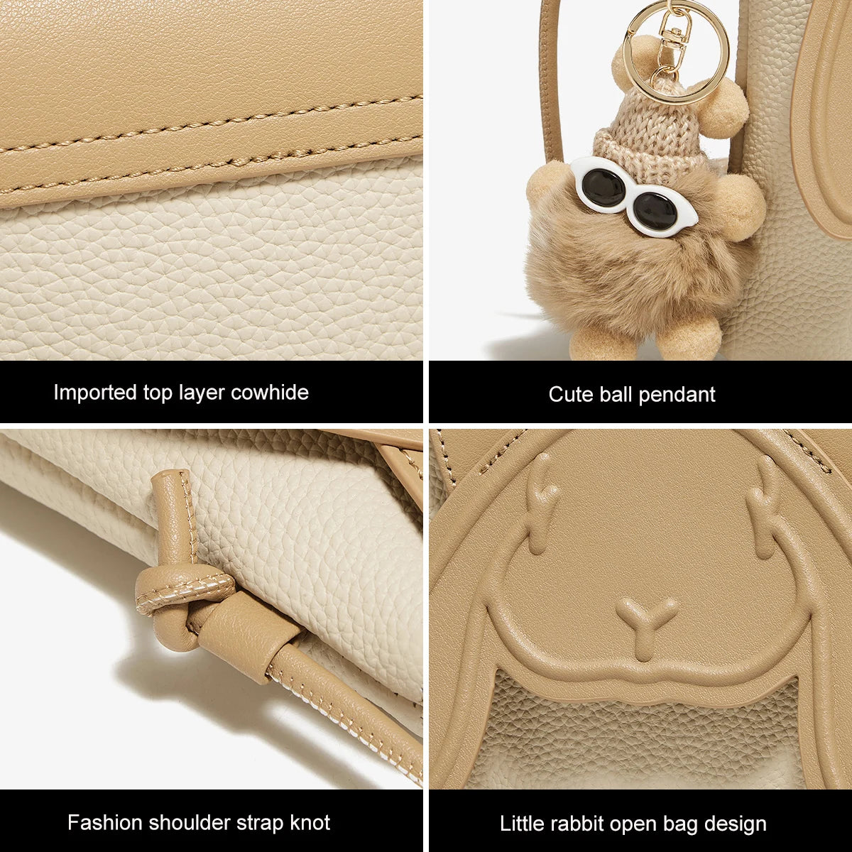 FOXER Rabbit Mini Crossbody Bag