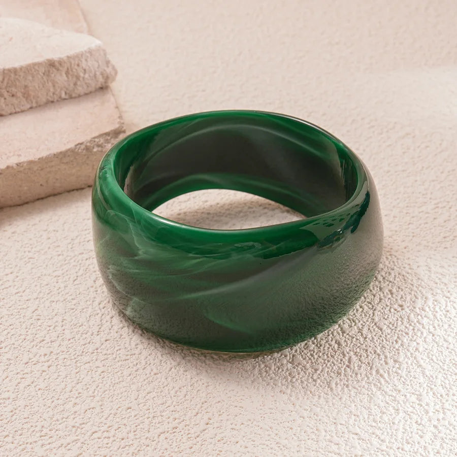 Exaggerated Round Cuff Bangles Bracelet