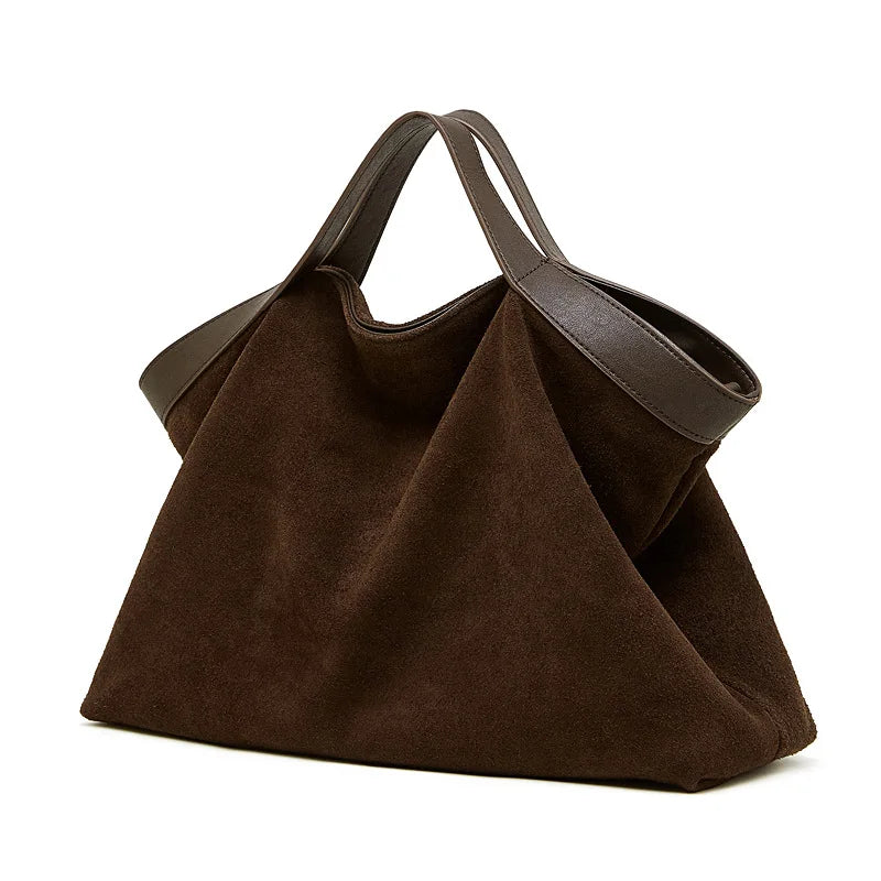 YANATARI Leather Large-Capacity Crossbody Bag