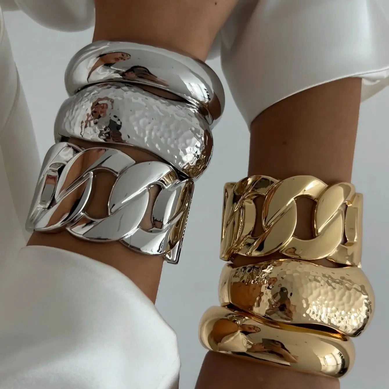 Gold Chain Cuff