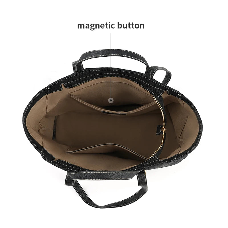LA FESTIN Large Leather Tote Bag