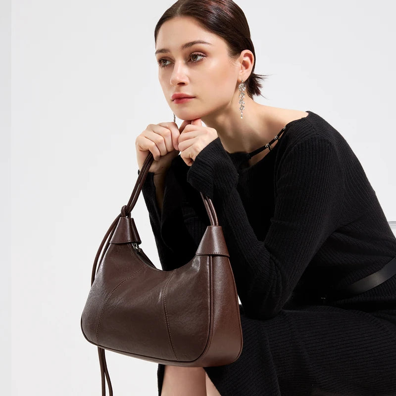 Soft Leather Tote Shoulder Bag 2026