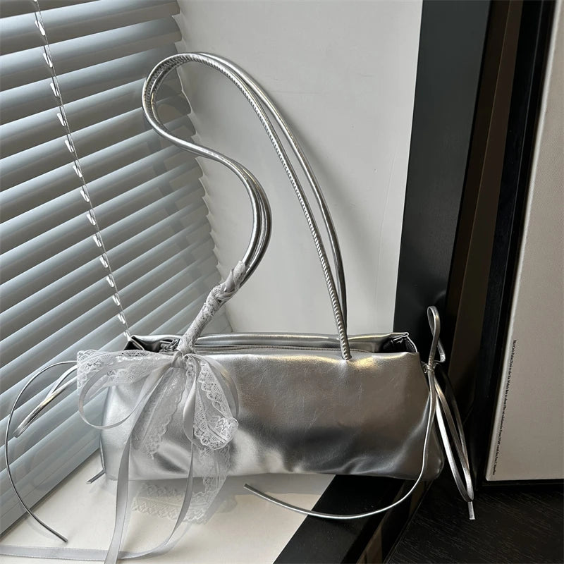 Elegant Bow Shoulder Bag for Women