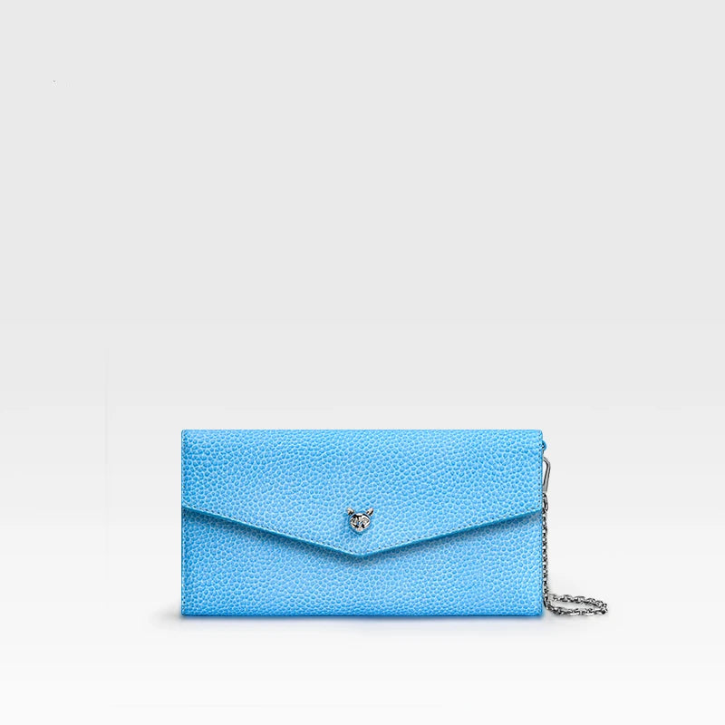 Leather Chain Wallet Bag