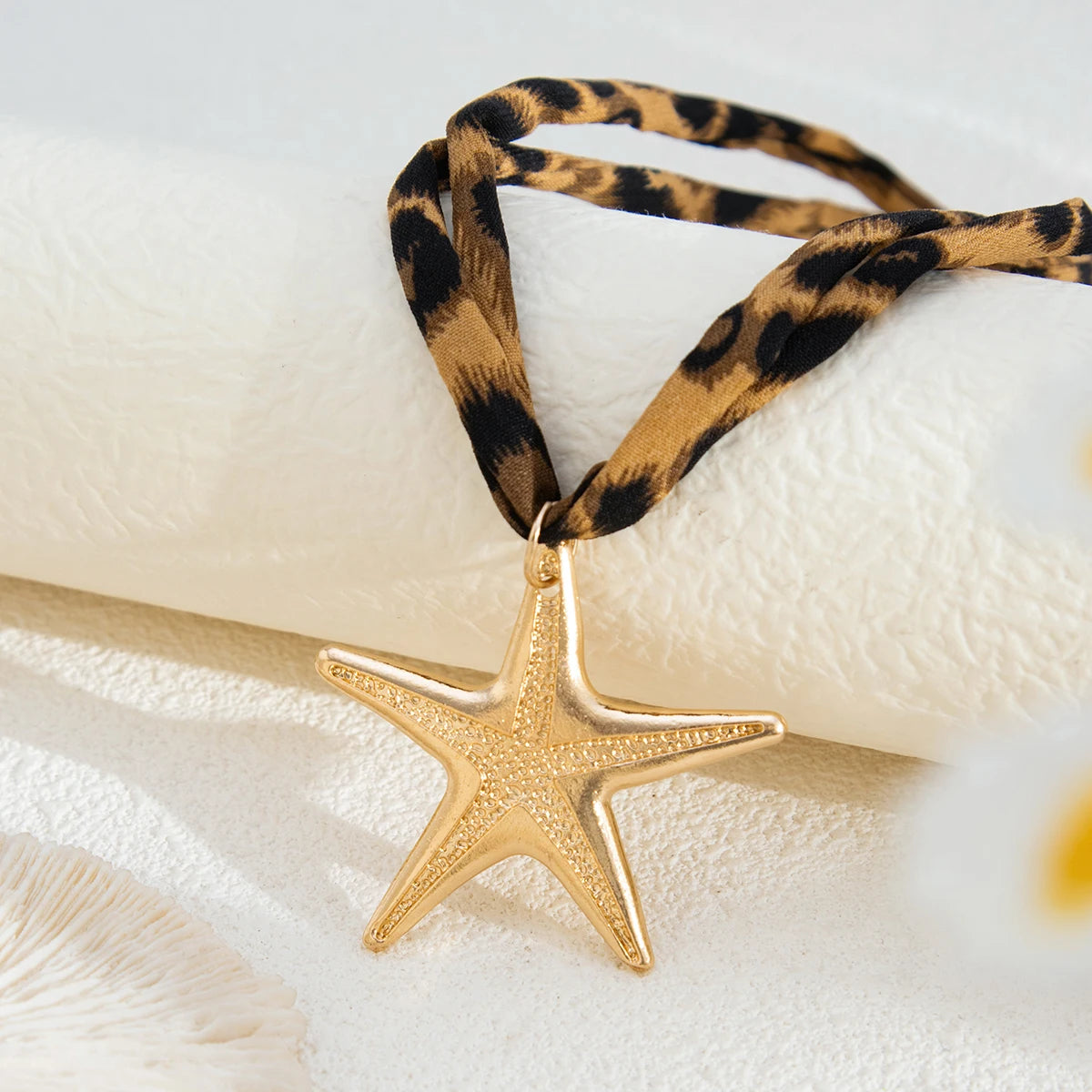 Layered Starfish Heart Necklace